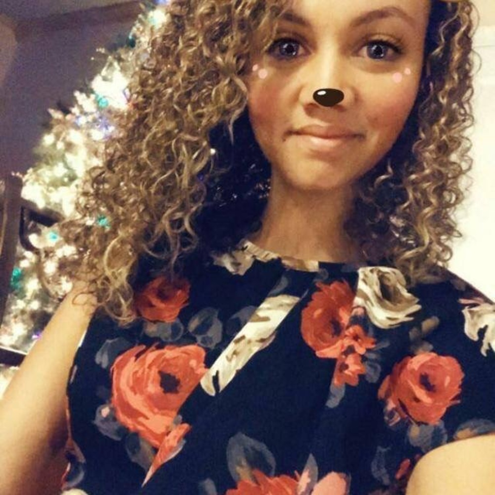 Flower print dress